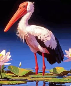 Stork Diamond Painting