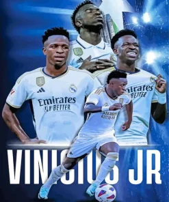 Vinicius Jr Real Madrid Diamond Painting
