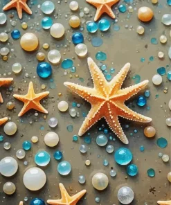 Aesthetic Starfish Diamond Painting