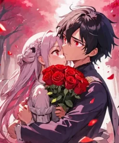 Anime Couple Diamond Painting
