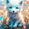 Baby Arctic Fox Diamond Painting