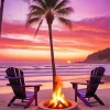 Beach Adirondack Chairs Diamond Painting