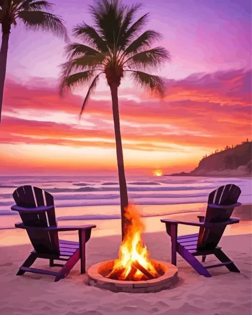 Beach Adirondack Chairs Diamond Painting Beach Adirondack Chairs Diamond Painting