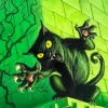 Black Creepy Cat Diamond Painting