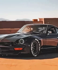 Black Datsun 240z Diamond Painting