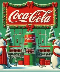 Christmas Coca Cola Diamond Painting