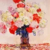 Claude Money Peonies Diamond Painting