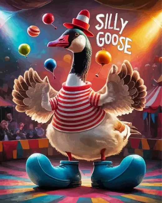 Clown Goose Diamond Painting Clown Goose Diamond Painting