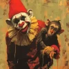 Clown and Monkey Diamond Painting