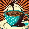 Coffee Pop Art Diamond Painting