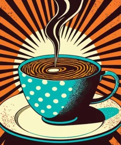Coffee Pop Art Diamond Painting