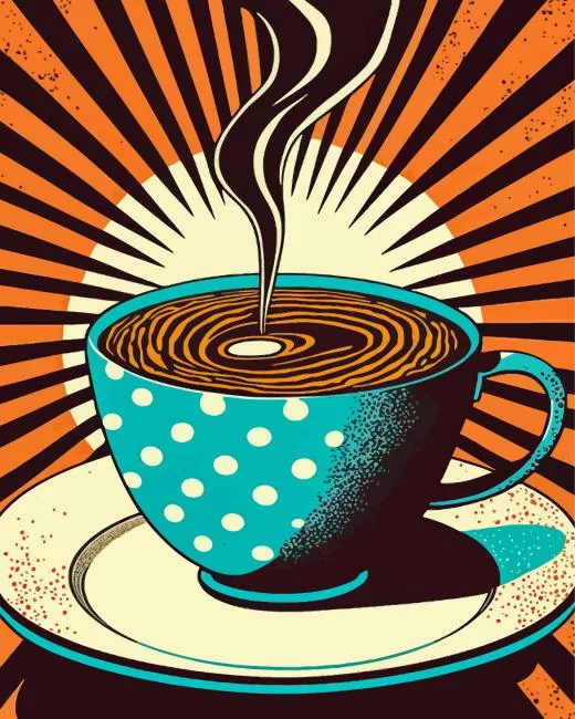 Coffee Pop Art Diamond Painting Coffee Pop Art Diamond Painting