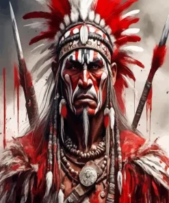 Comanche Man Diamond Painting
