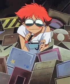 Cowboy Bebop Edward Diamond Painting