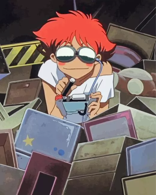 Cowboy Bebop Edward Diamond Painting Cowboy Bebop Edward Diamond Painting