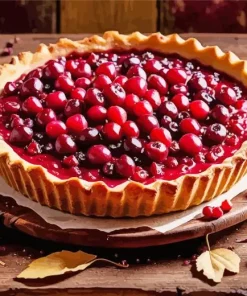 Cranberry Tart Diamond Painting