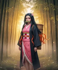 Cute Nezuko Diamond Painting