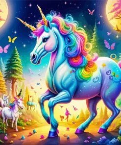 Fantasy Unicorns Diamond Painting