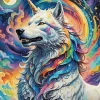 Magical Unicorn Wolf Diamond Painting