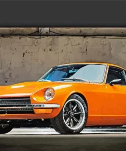 Orange Datsun 240z Diamond Painting