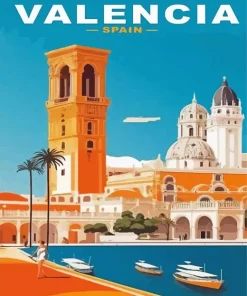 Spain Valencia Poster Diamond Painting