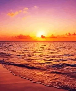 Sunset in Bahamas Diamond Painting