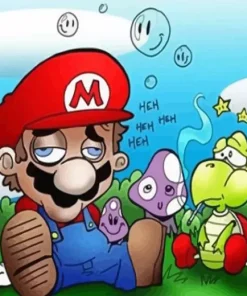 Super Mario Diamond Painting