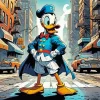 Superhero Donald Duck Diamond Painting