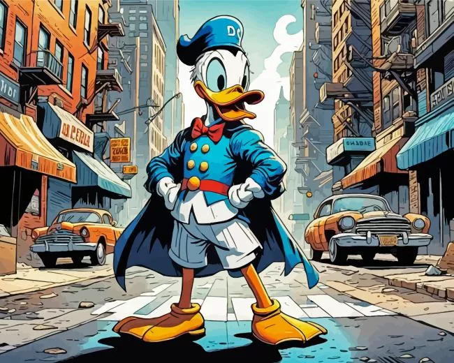 Superhero Donald Duck Diamond Painting Superhero Donald Duck Diamond Painting