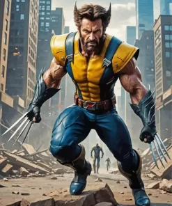 Superhero Wolverine Diamond Painting