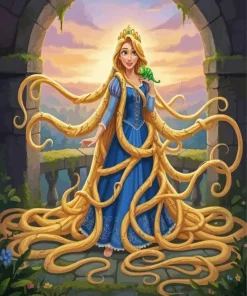 Tangled Rapunzel Diamond Painting