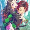Tanjiro and Nezuko Diamond Painting