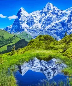 The Eiger Mountain Diamond Painting