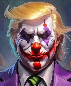 Trump the Joker Diamond Painting