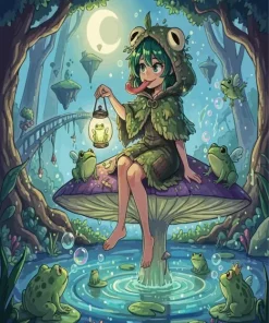 Tsuyu Asui Diamond Painting