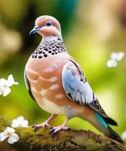 Turtle Dove Bird Diamond Painting