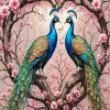 Two Peacocks Diamond Painting