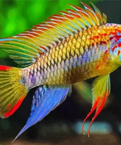 Umbrella cichlid fish Diamond Painting