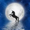 Unicorn Silhouette Diamond Painting