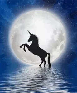 Unicorn Silhouette Diamond Painting