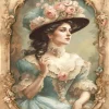 Vintage Classy Lady Diamond Painting