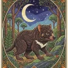 Vintage Tasmanian Devil Diamond Painting