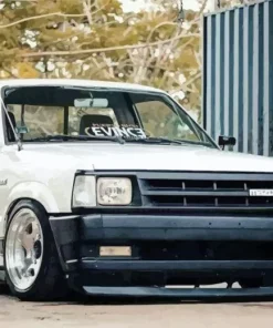 White Mazda B2000 Diamond Painting