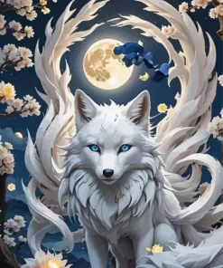 White Tailed Fox Diamond Painting