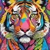 Colorful Tiger Pop Art Diamond Painting