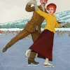 Couple Ice Skating Diamond Painting