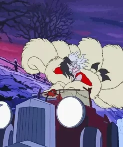 Cruella de Vil Diamond Painting