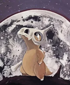 Cubone Looking Up Diamond Painting