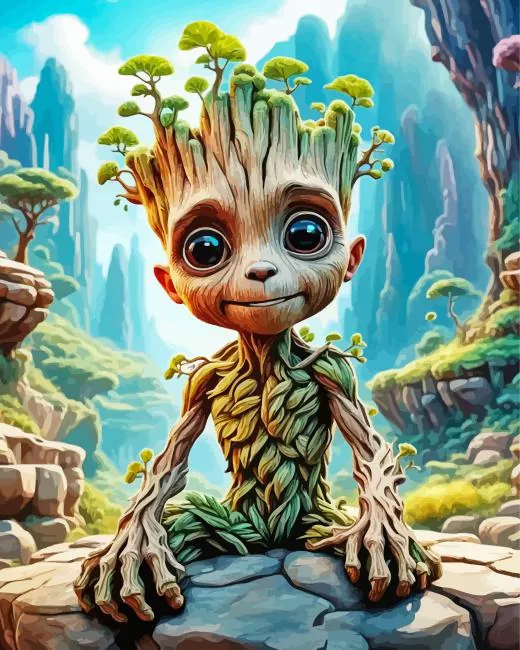 Cute Groot Diamond Painting Cute Groot Diamond Painting