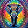 Elephant Mandala Diamond Painting